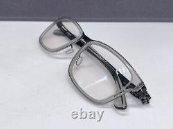 Ic! Berlin Eyeglasses Frames men woman Silver Clear Gun Rectangular Ellner Or