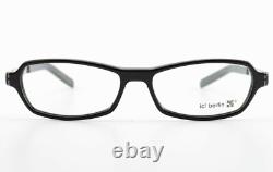 Ic! Berlin Glasses Frame Model Bertholde Patented Square Black Silver c2006