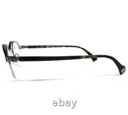 J. F. Rey Eyeglasses Frames JF2879 0200 Blue Silver Round Half Rim 48-21-148