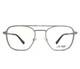 Jf Rey Eyeglasses Frames Jf2692 1313 Shiny Silver Aviator Full Rim 51-19-135