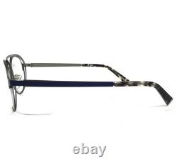 JF Rey Eyeglasses Frames JF2769 2205 Blue Gun Gunmetal Semi Rimmed 47-22-147