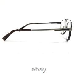 JF Rey Eyeglasses Frames JF2800 1515 Brushed Silver Aviator Full Rim 46-24-142
