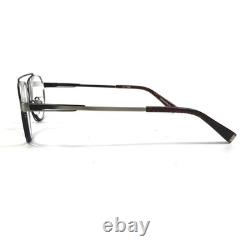 JF Rey Eyeglasses Frames JF2800 1515 Brushed Silver Aviator Full Rim 46-24-142