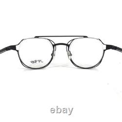 JF Rey Eyeglasses Frames JF2800 1515 Brushed Silver Aviator Full Rim 46-24-142