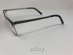 JOHN VARVATOS Eyeglasses V157 Silver 53-17-145 Metal Horn Rim Frame Japan RK70