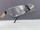 Jaguar Eyeglasses Frames Reading Men Black Silver Half Rim 33569 Np