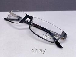 Jaguar Eyeglasses Frames Reading men Black Silver half Rim 33569 Np