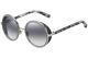 Jimmy Choo Andie/s J7l Women Grey / Silver Metal Rim 54mm Sunglasses