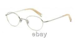 John Varvatos Eyeglasses JV V111 46 mm Shiny Silver Full Rim Made in Japan