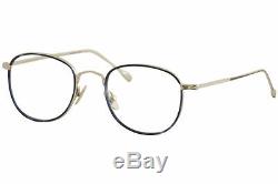 John Varvatos Eyeglasses V370 Blue/Silver Full Rim Optical Frame 52mm Optical