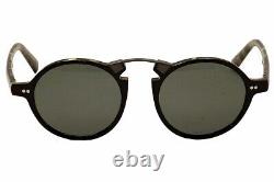 John Varvatos Men's V605 V/605 Black/Tortoise/Silver Polarized Sunglasses 50mm