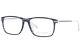 John Varvatos Vjv425 Eyeglasses Frame Men's Blue Horn Full Rim Rectangular 55mm