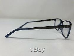 Jones New York Eyeglasses Frame J527 BLUE 54-17-145 Blue/Silver Full Rim WB98