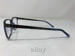 Jones New York Eyeglasses Frame J527 BLUE 54-17-145 Blue/Silver Full Rim WB98