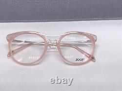 Joop Eyeglasses Frames woman Pink Round Silver Panto Oval 82028 Full Rim