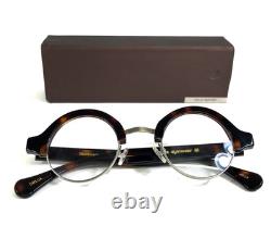 Kala Eyeglasses Frames OMEGA ARSV Dark Tortoise Silver Round Full Rim 40-25-135