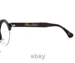 Kala Eyeglasses Frames OMEGA ARSV Dark Tortoise Silver Round Full Rim 40-25-135