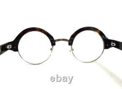 Kala Eyeglasses Frames OMEGA ARSV Dark Tortoise Silver Round Full Rim 40-25-135