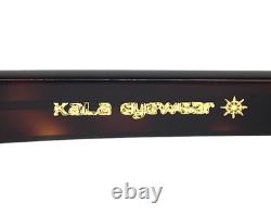 Kala Eyeglasses Frames OMEGA ARSV Dark Tortoise Silver Round Full Rim 40-25-135