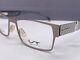 Lightec Eyeglasses Frames Men Silvery Carbon Rectangular Full Rim 6786 Large Xl