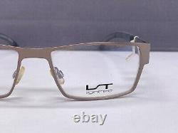 LIGHTEC Eyeglasses Frames men Silvery Carbon Rectangular Full Rim 6786 Large XL