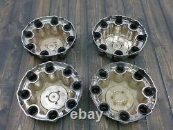 LOT 4 Chevy 2500 3500 15039488 Factory OEM Wheel Center Rim Cap Hub 8 Lug Cover