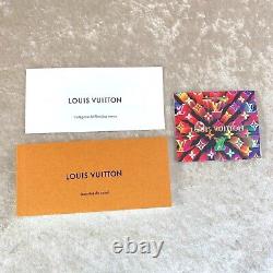 LOUIS VUITTON Sunglasses LV Logo Selby Black Silver Z1247E Italy with Case