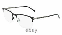 Lacoste L2268 001 Matte Black Metal Semi Rim Optical Eyeglasses Frame 54-20-140