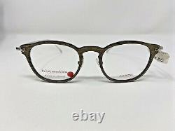 Lafont Eyeglasses Frames THEME 500B1 49-20-145 Grey/Silver Full Rim XF70