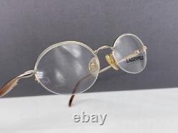 Lagerfeld Eyeglasses Frames Woman Round Oval Silver Gold Half Rim 4317 France