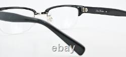 Lesca Lunetier Glasses Spectacles J. F. F Col. Black Silver half Rim Optic