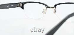 Lesca Lunetier Glasses Spectacles J. F. F Col. Black Silver half Rim Optic