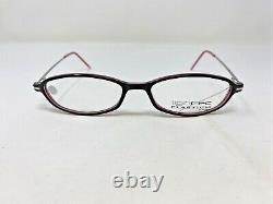 Lightec Eyeglasses Frames 3310C 50-16-135 Purple/Silver Full Rim KM38