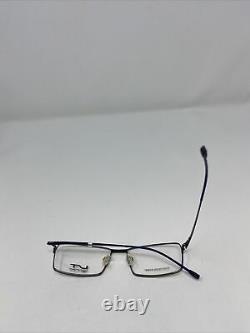 Lightec Eyeglasses Frames 7239L GB092 53-16-140 Blue/Silver Full Rim GY82