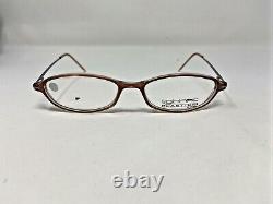 Lightec Eyeglasses Frames TECH 3310C 50-16-135 Silver/Beige Full Rim VG75