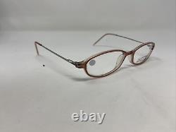 Lightec Eyeglasses Frames TECH 3310C 50-16-135 Silver/Beige Full Rim VG75