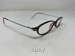 Lightec Eyeglasses Frames TECH 3310C 50-16-135 Silver/Red Full Rim -585