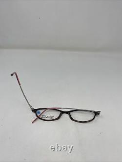 Lightec Eyeglasses Frames TECH 3310C 50-16-135 Silver/Red Full Rim -585