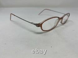 Lightec Eyeglasses Frames TECH 331OC 50-16-135 Silver/Brown Full Rim GN79