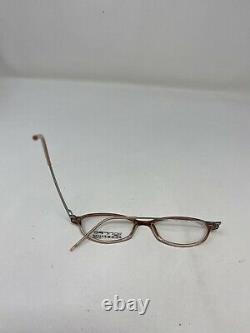 Lightec Eyeglasses Frames TECH 331OC 50-16-135 Silver/Brown Full Rim GN79