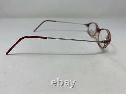 Lightec Eyeglasses Frames TECH 3330C 551-14-135 Red/Silver Full Rim EO37