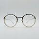 Linda Farrow Eyeglasses Ladies Round Silver Transparent Titanium Mod. Lfl 1052