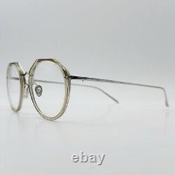 Linda Farrow eyeglasses Ladies Round Silver Transparent Titanium Mod. LFL 1052