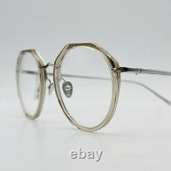 Linda Farrow eyeglasses Ladies Round Silver Transparent Titanium Mod. LFL 1052