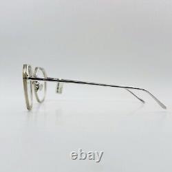 Linda Farrow eyeglasses Ladies Round Silver Transparent Titanium Mod. LFL 1052