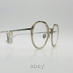 Linda Farrow eyeglasses Ladies Round Silver Transparent Titanium Mod. LFL 1052