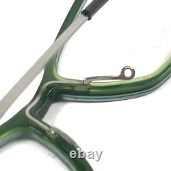 Lindberg Eyeglasses Frames 1025 Col. AC46 Green Silver Acetanium 56-15-160