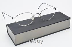 Lindberg Glasses Frame Agena Air Titanium Rim Bi-Coloured Royal Blue Silver Oval