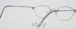 Lindberg Glasses Frame Agena Air Titanium Rim Bi-Coloured Royal Blue Silver Oval