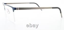 Lindberg Glasses Spectacles 7405 54-16 135 10 Half Rim Titanium Blue Silver Gray